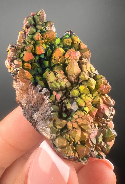 New Piece! Irisdecent Colorful Goethite (Turgite) Specimen