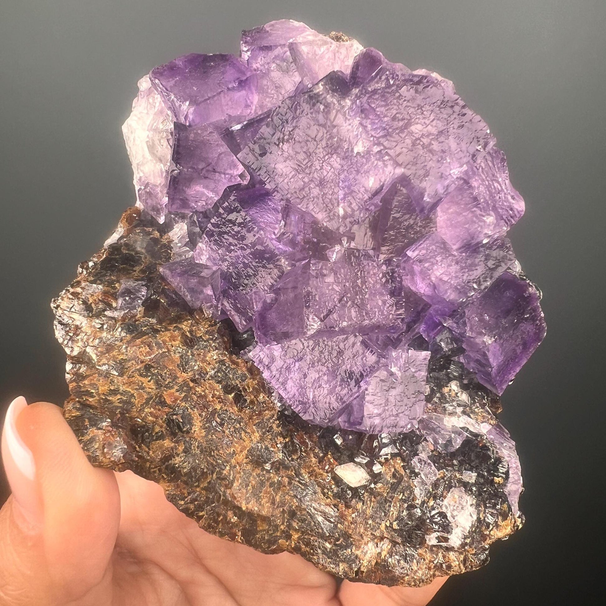 Favourite Piece! Fluorite with Sphalerite from Elmwood Mine, Tennessee