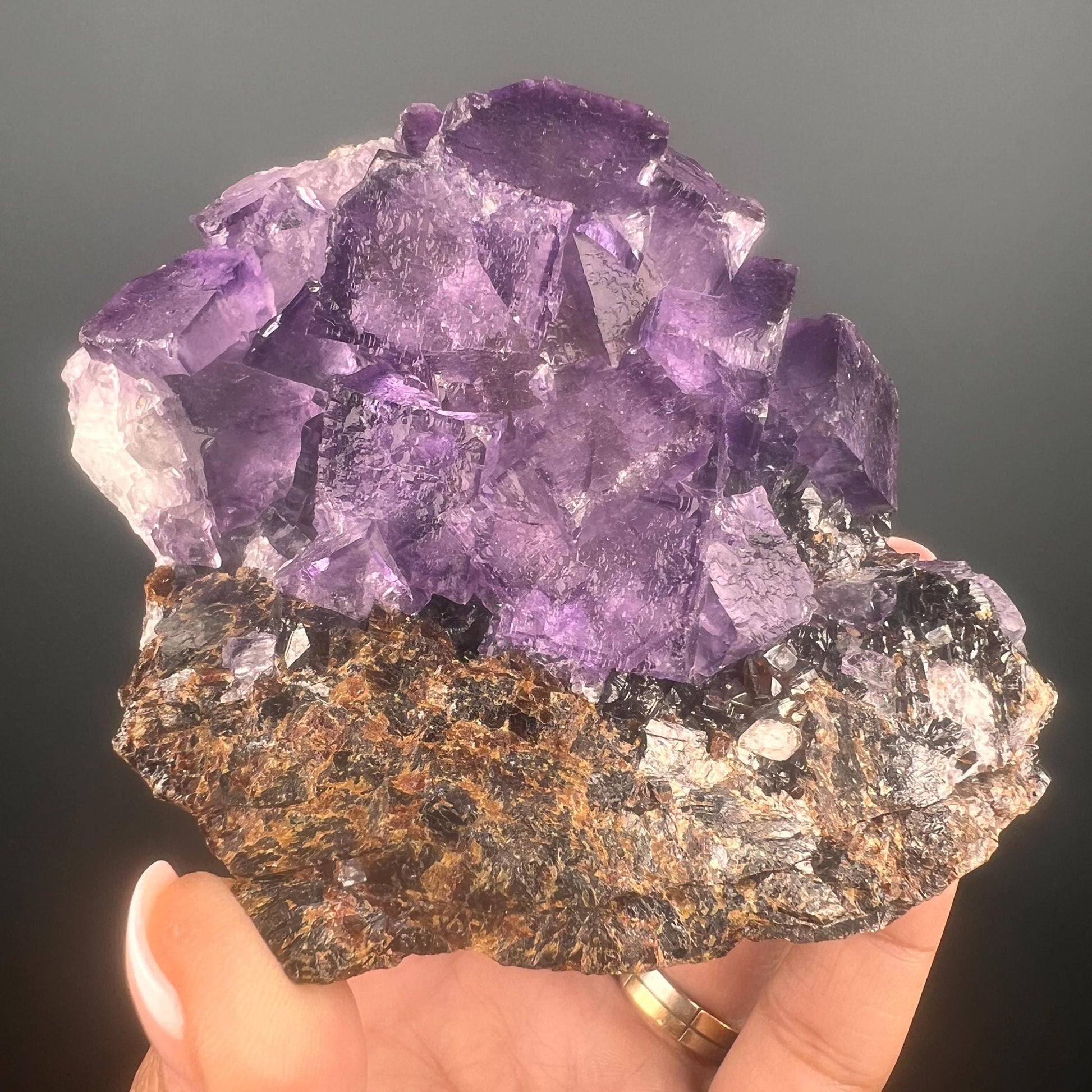 Favourite Piece! Fluorite with Sphalerite from Elmwood Mine, Tennessee