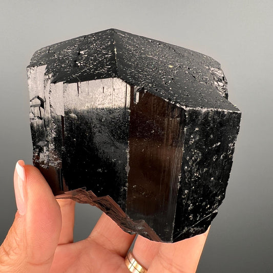 Strong Energy! Large Size Black Tourmaline Crystal