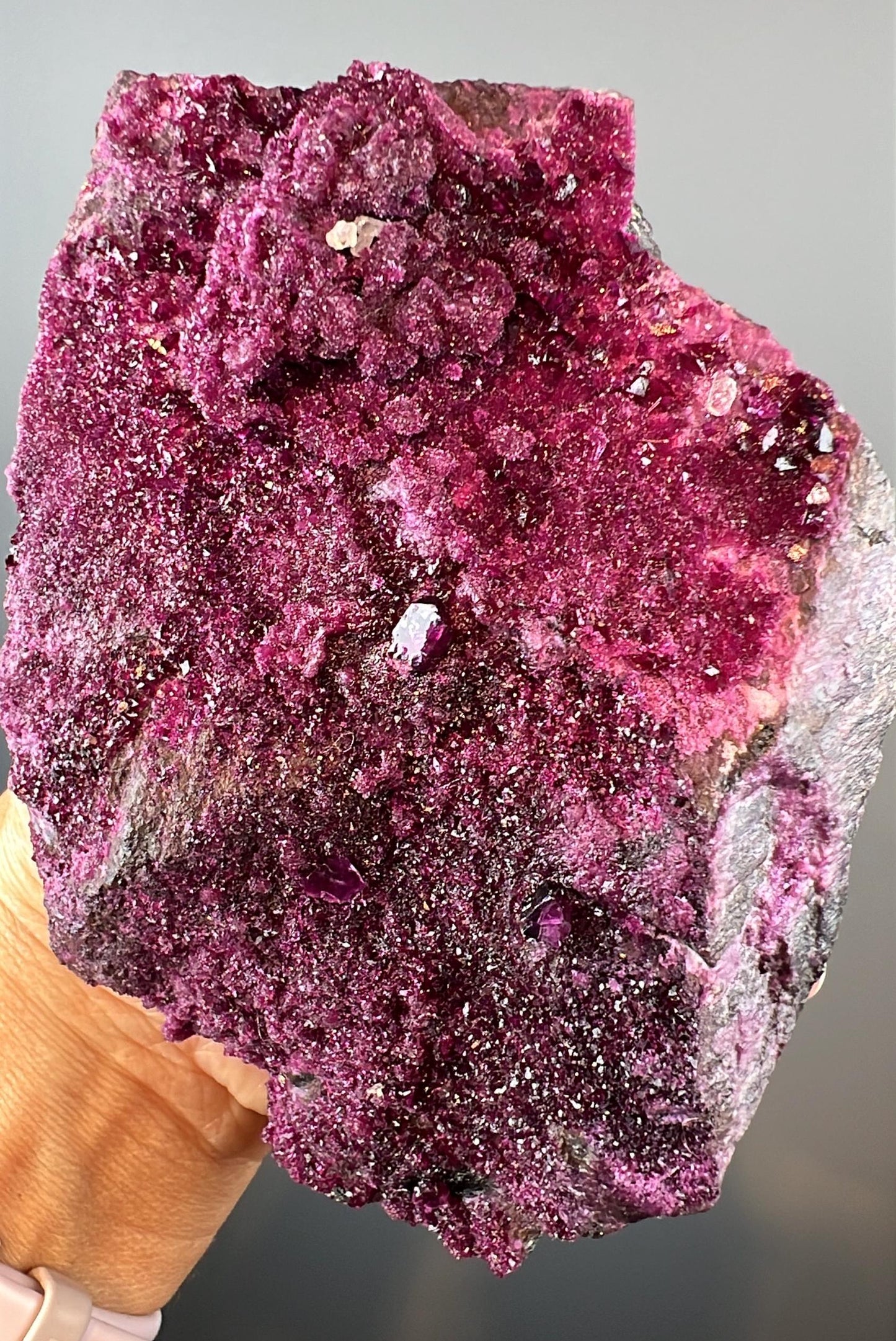 Revitalizes Your Life!Kammererite Crystals Cluster Specimen