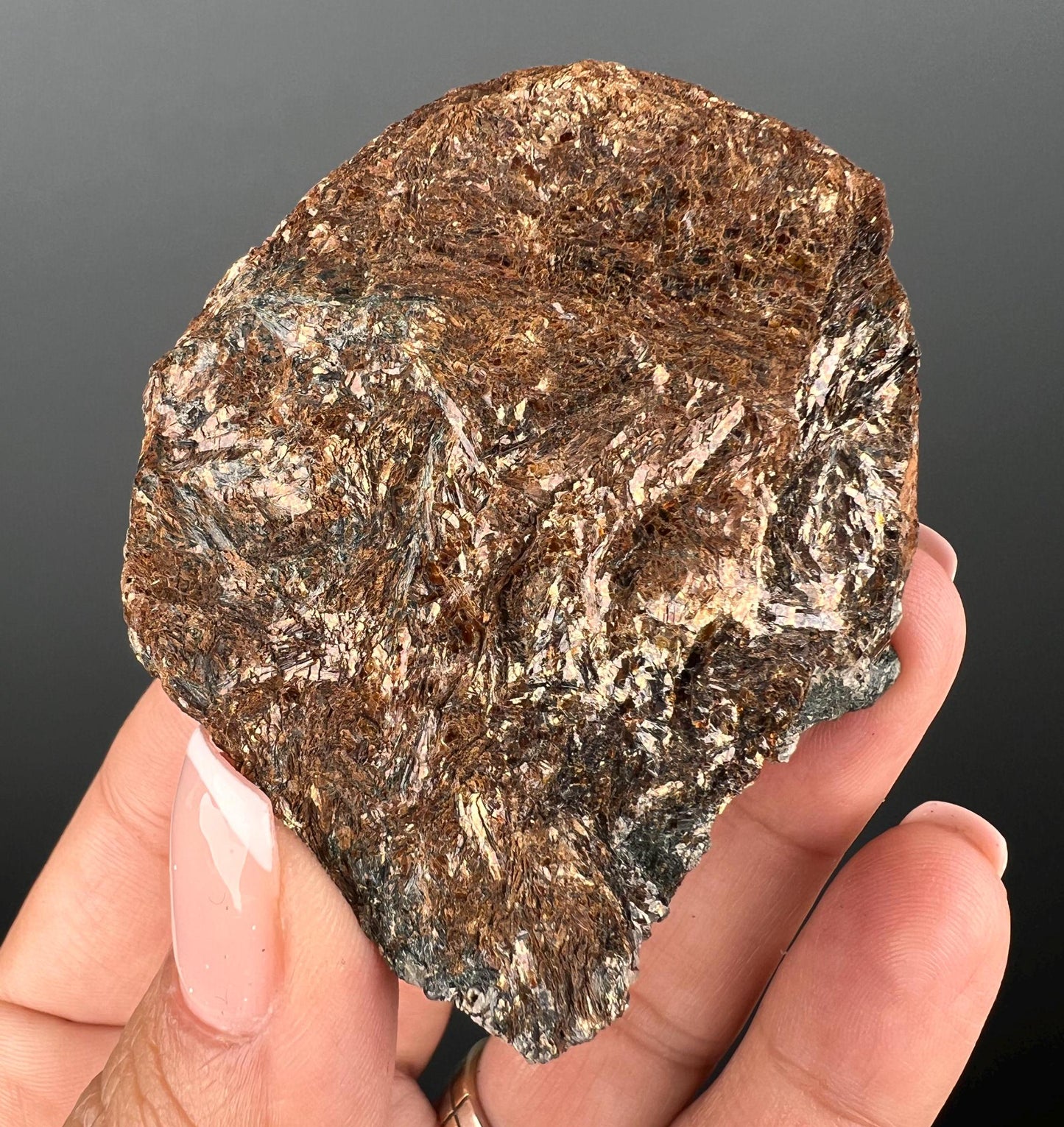 Lustrous! Brown Astrophyllite Crystal Specimen