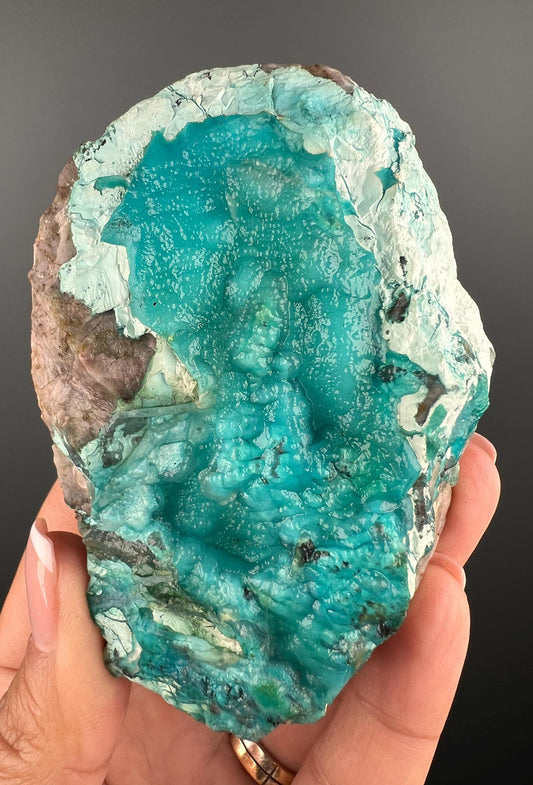 Calm Your Mind! Chrysocolla Crystal Specimen