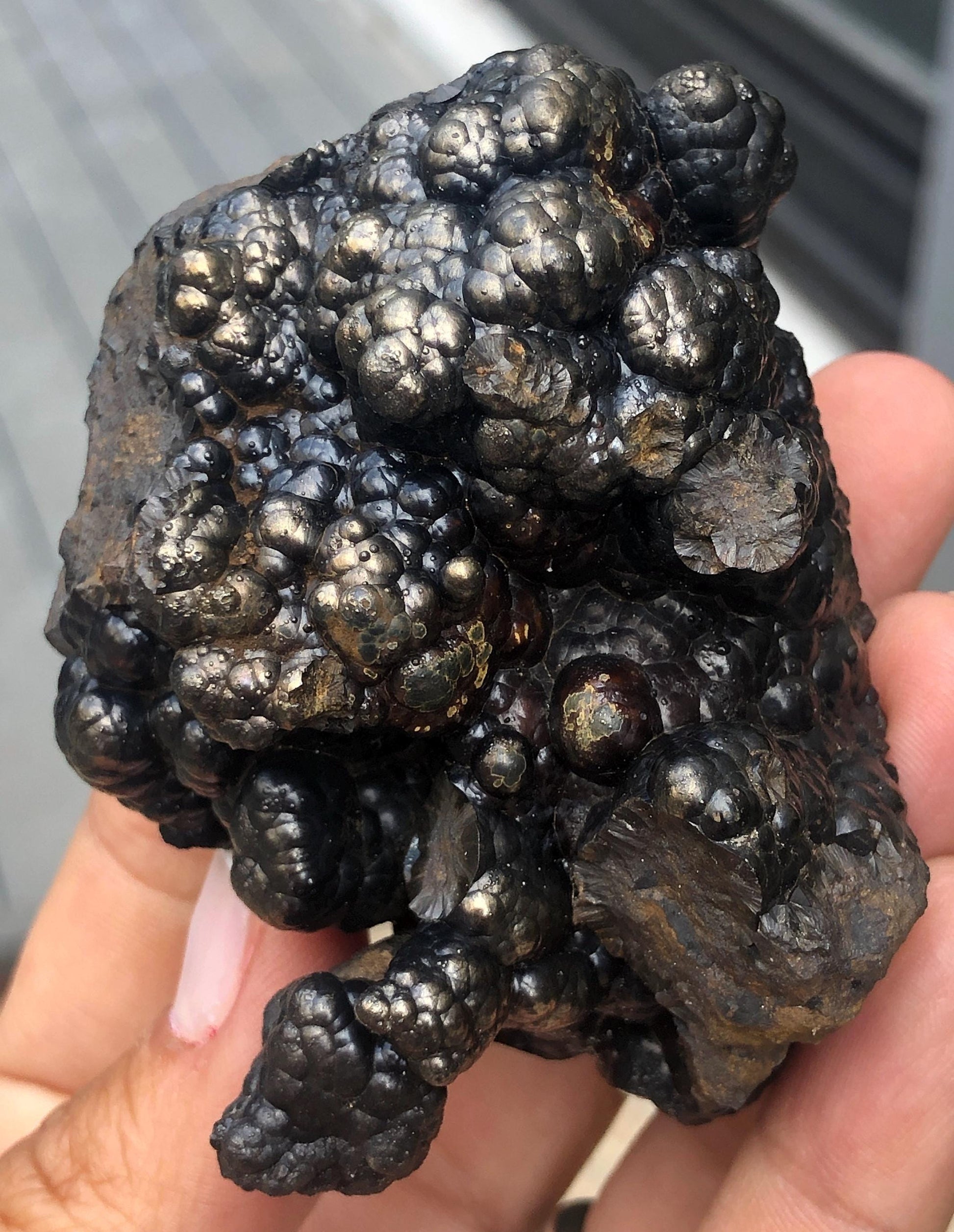 New Stock! Golden Hematite with Botryoidal Formation