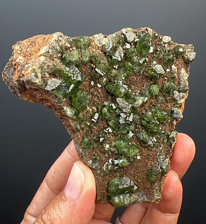 Rare! Green Ludlamite Crystal Mineral Specimen