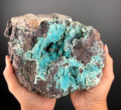 Cabinet Size ! Druzy Chrysocolla Stalactites