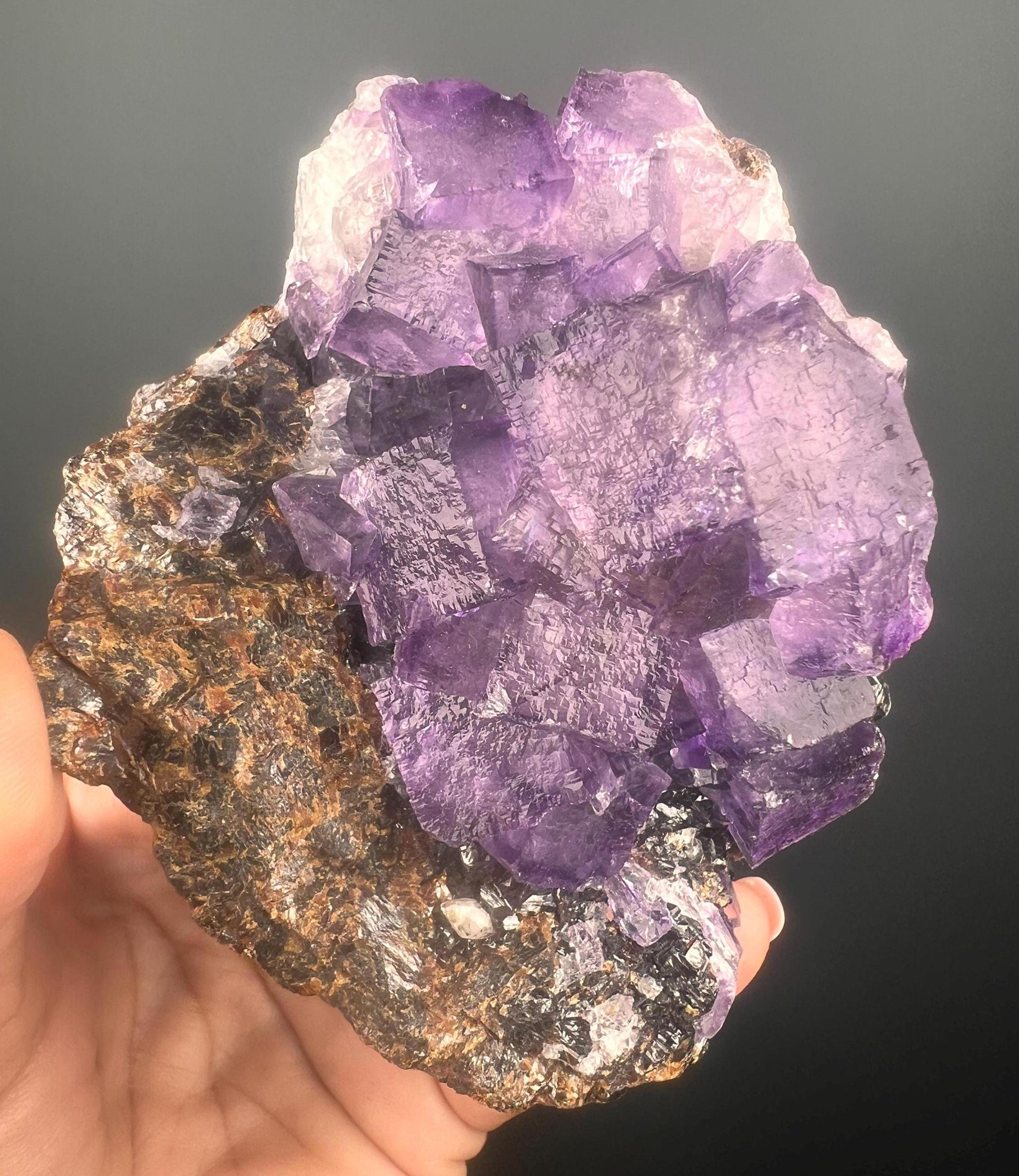 Favourite Piece! Fluorite with Sphalerite from Elmwood Mine, Tennessee