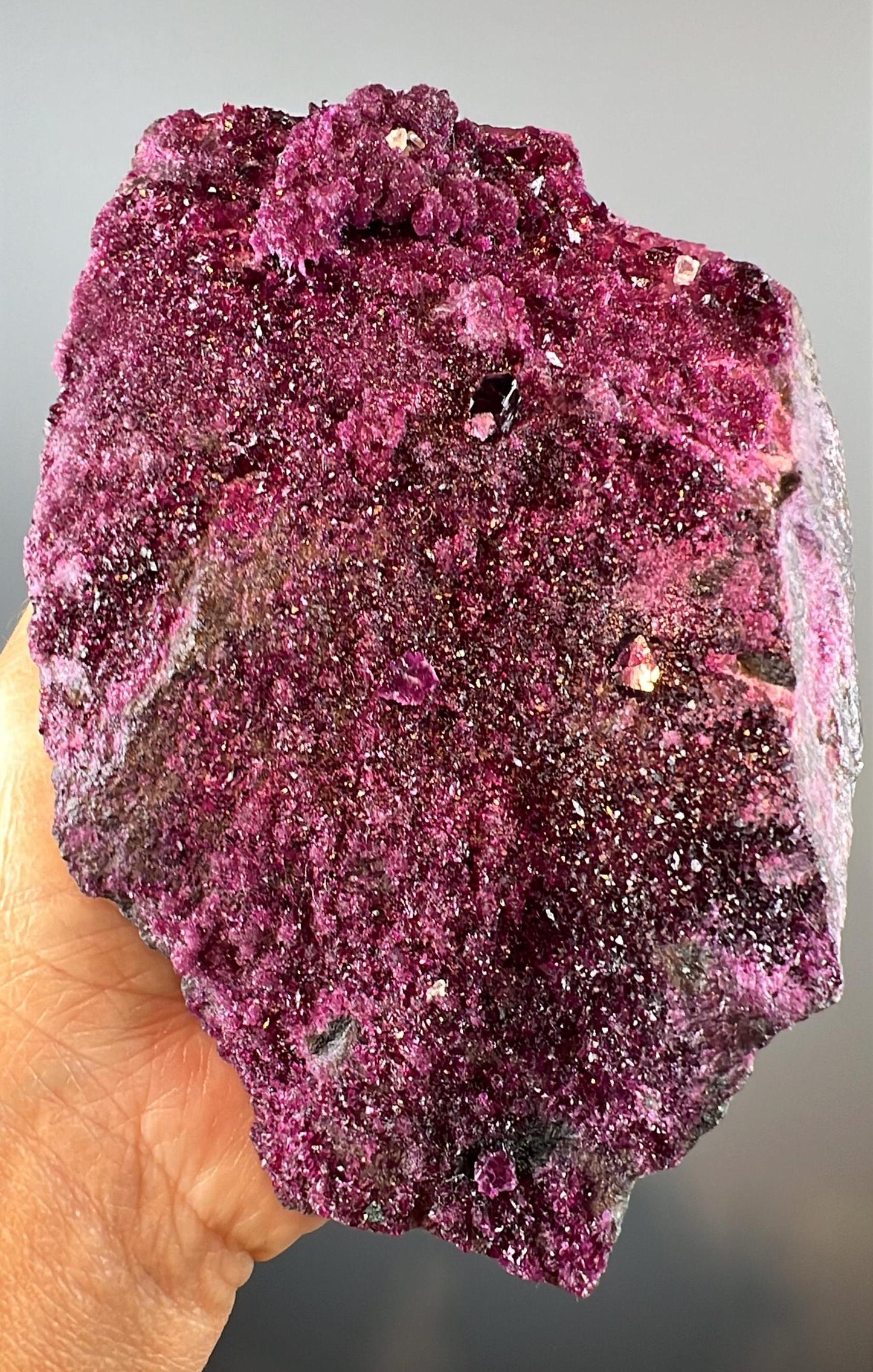 Revitalizes Your Life!Kammererite Crystals Cluster Specimen