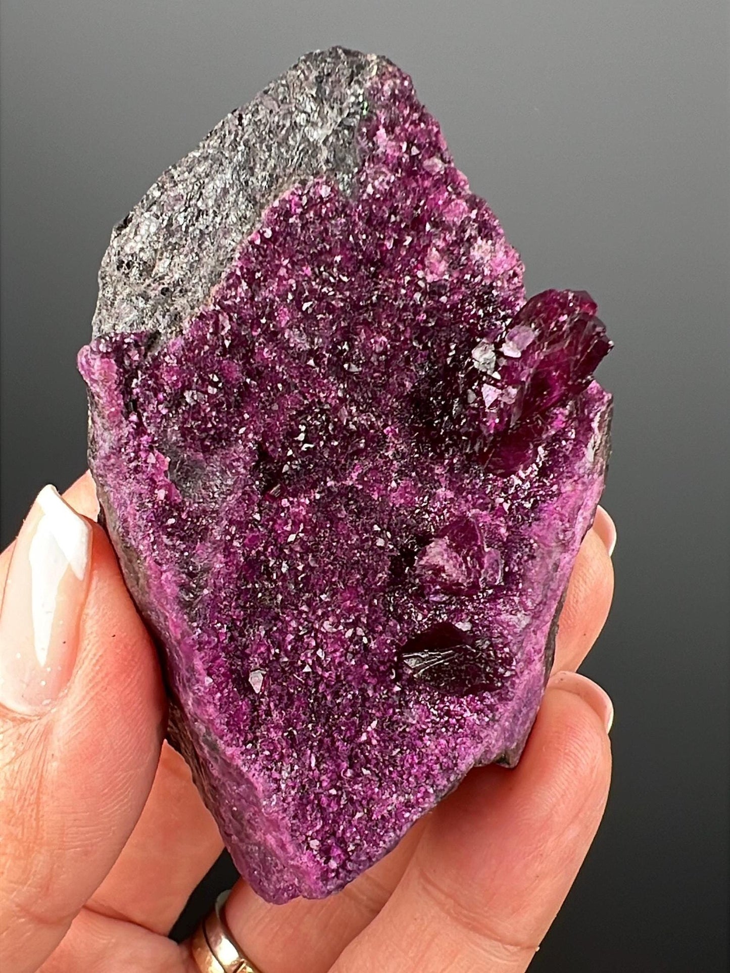 Revitalizes Your Life!Kammererite Crystals Cluster Specimen