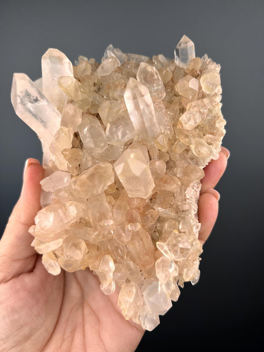 Amazing Piece! Pink Samadhi Himalayan Healing Quartz,Samadhi Quartz Cluster