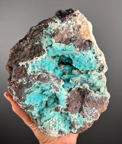 Cabinet Size ! Druzy Chrysocolla Stalactites