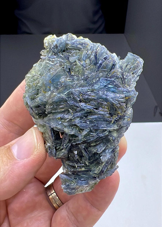 Amazing Color! Blue Barite Crystals Cluster