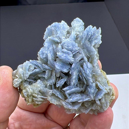 Amazing Color! Blue Barite Crystals Cluster