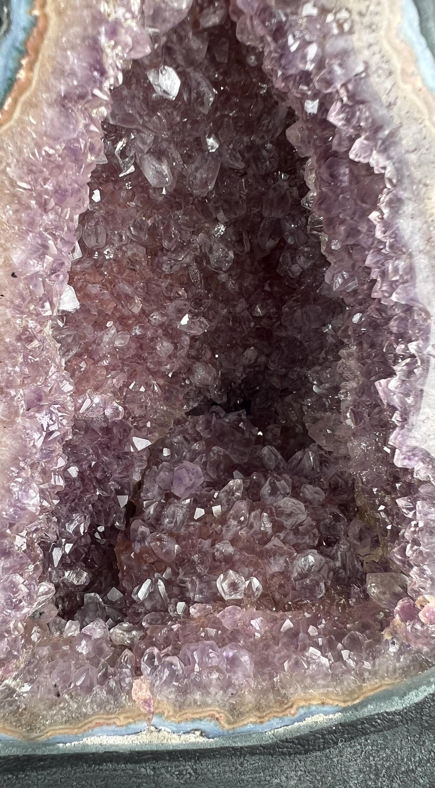 Amethyst Geode Mineral Specimen, Self-Standing Amethyst Geode