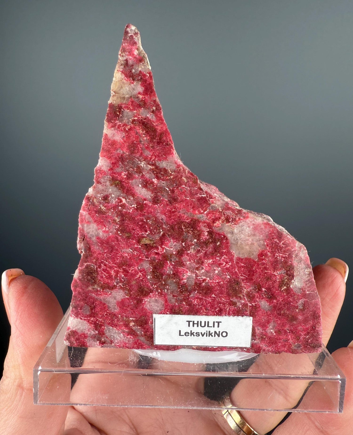 Amazing Pink Color ! Thulite Crystal