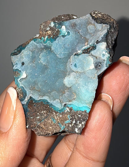 Druzy Blue Chrysocolla Crystal