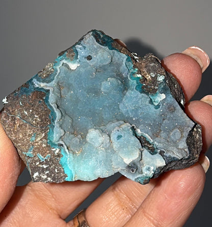 Druzy Blue Chrysocolla Crystal