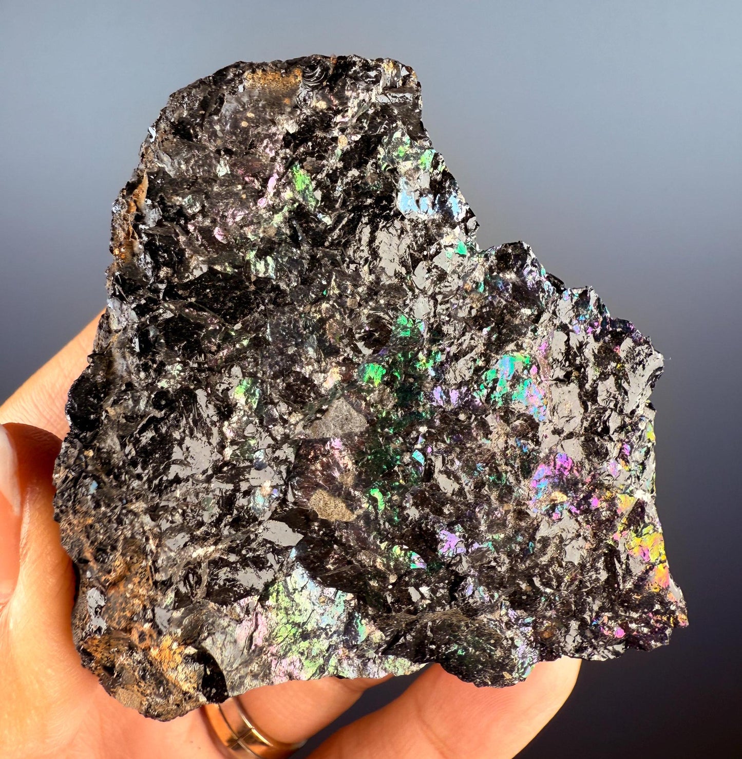 Rare ! Rainbow Obsidian Specimen