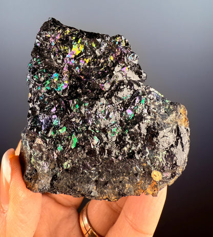 Rare ! Rainbow Obsidian Specimen