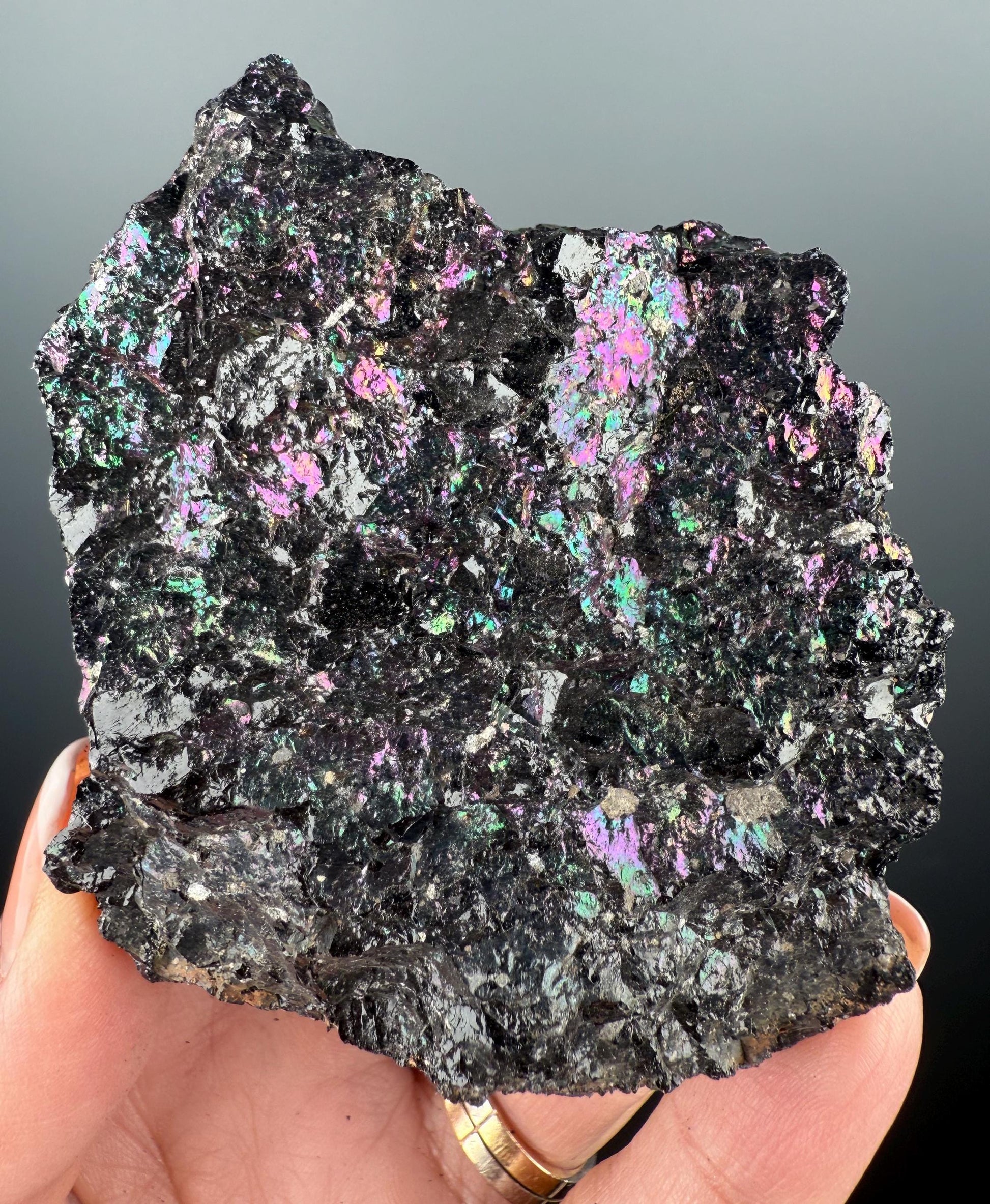 Rare ! Rainbow Obsidian Specimen