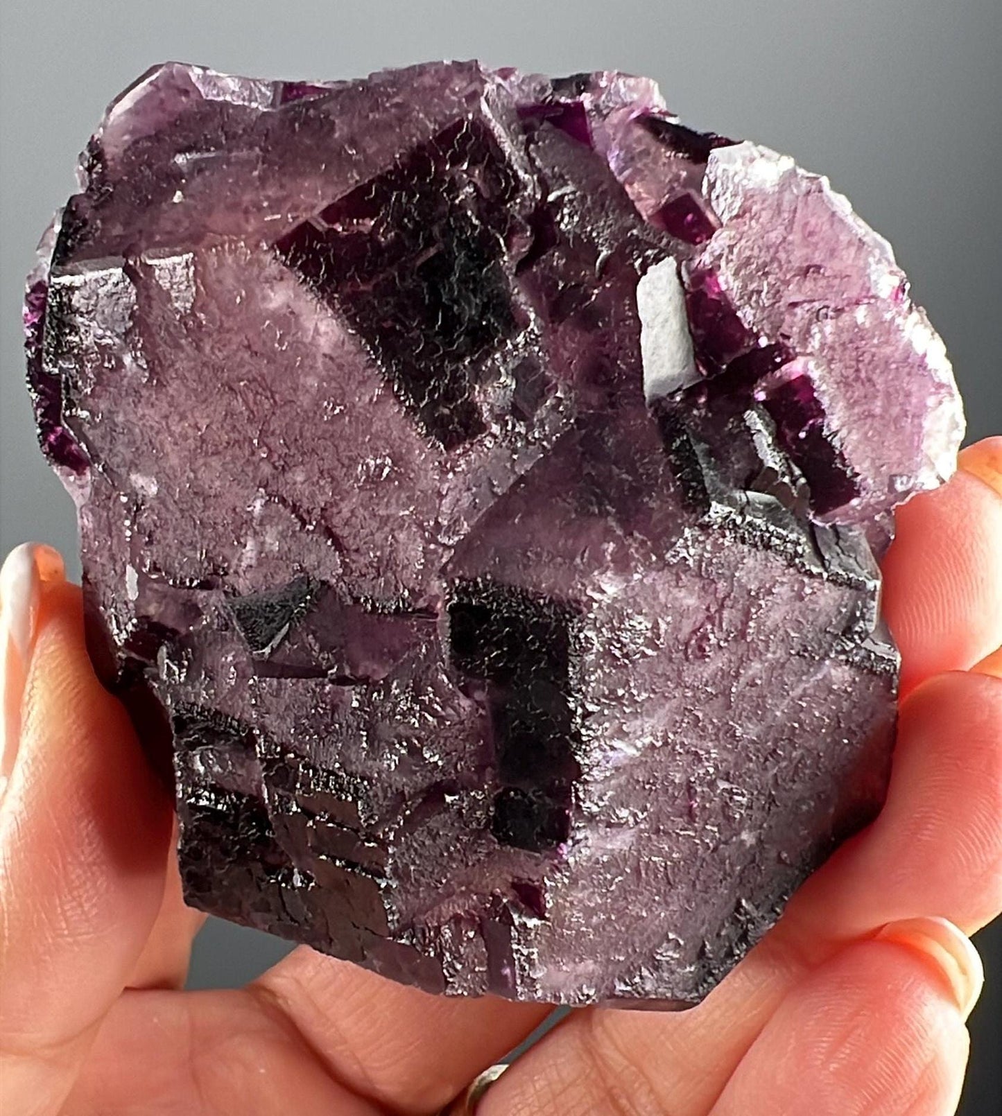 Purple Fluorite Specimen From Okorusu,Namibia