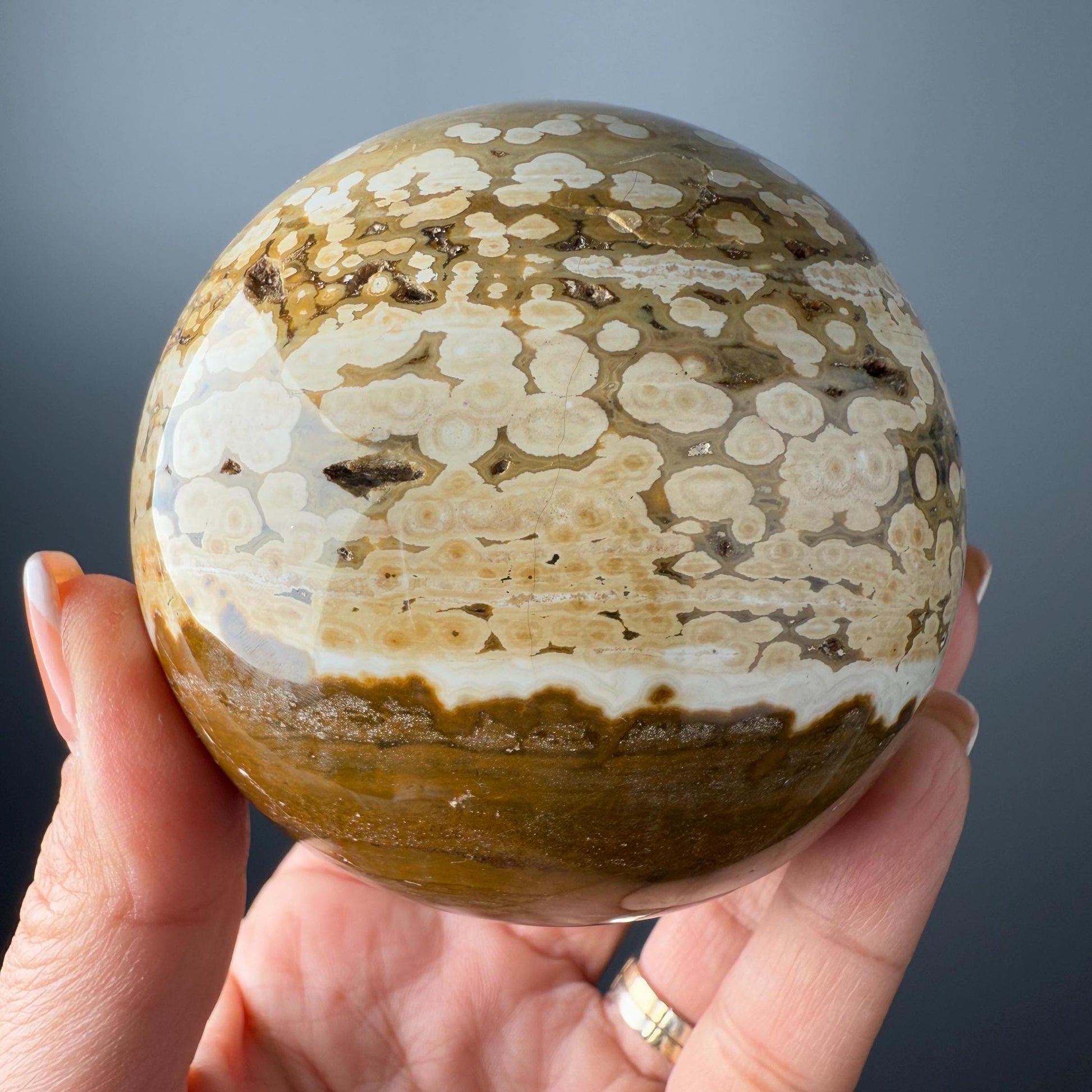 Ocean Jasper Sphere- 82 mm