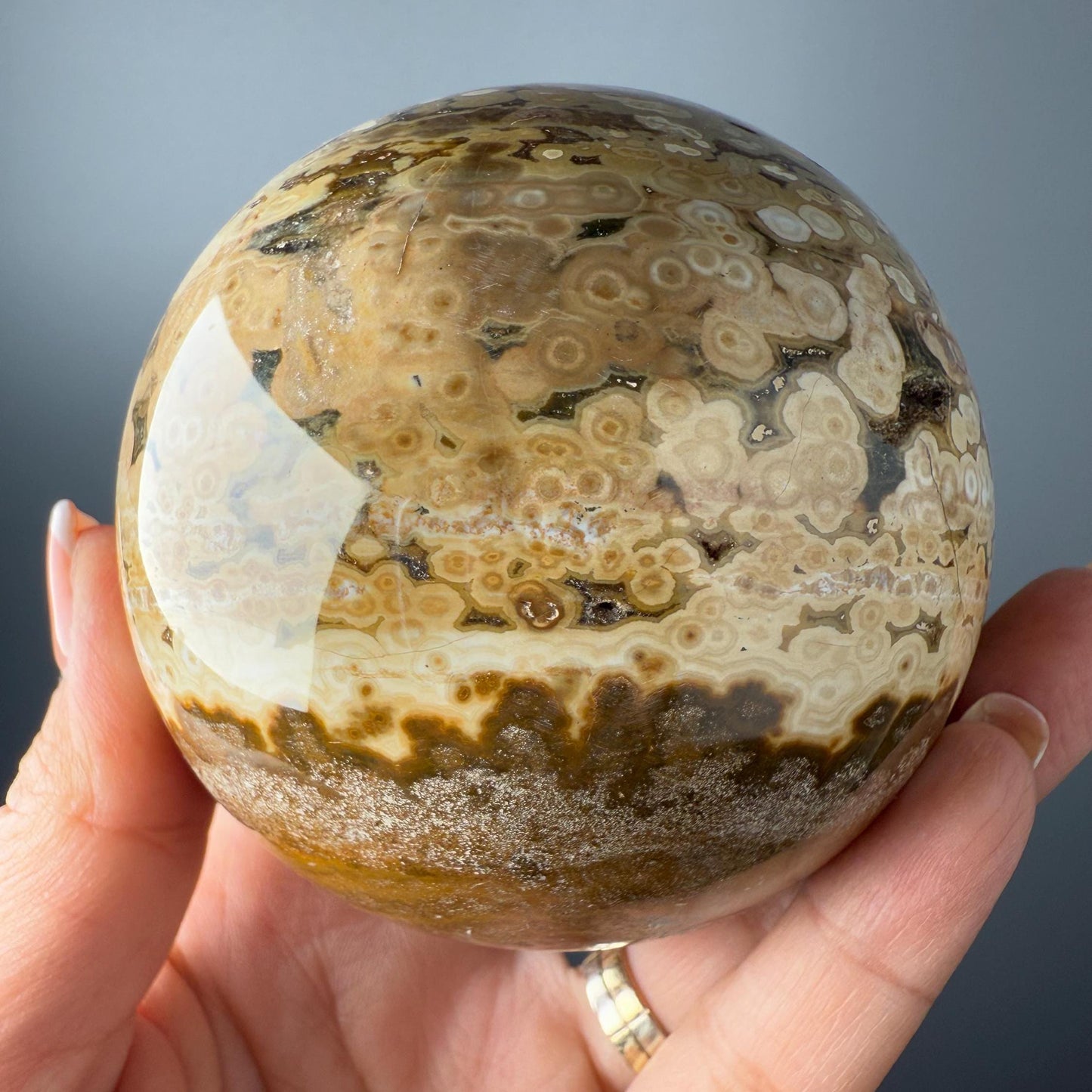 Ocean Jasper Sphere- 82 mm