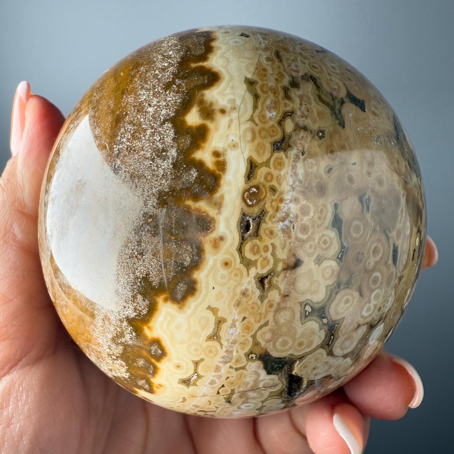 Ocean Jasper Sphere- 82 mm