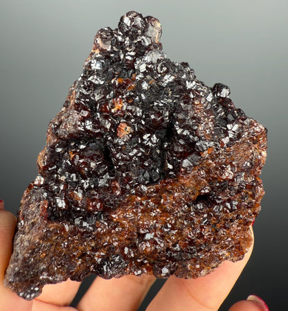 Reddish Brown Andradite Garnet Specimen