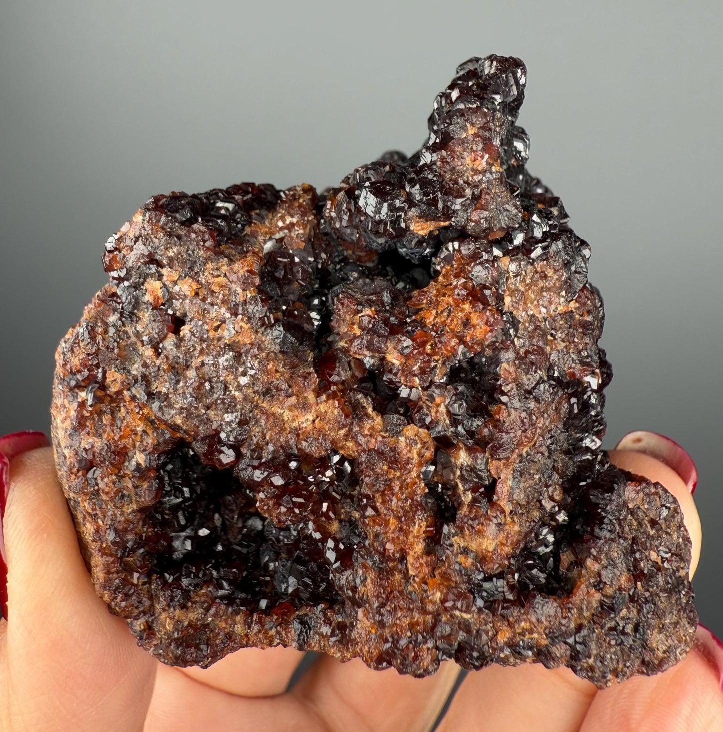 Reddish Brown Andradite Garnet Specimen