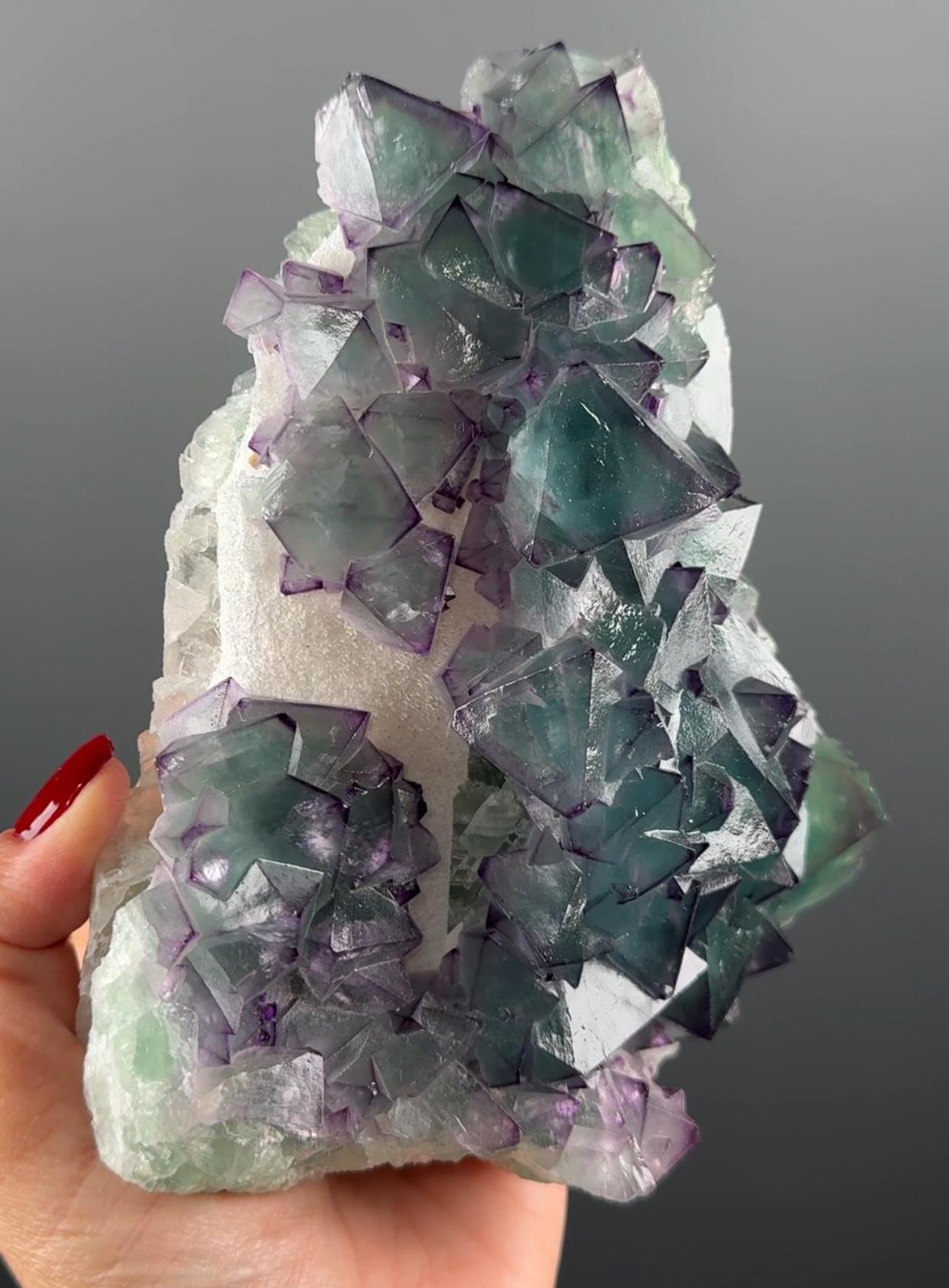 Perfect Piece! Octahedral De An Fluorite Specimen