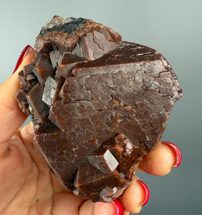 Brown Andradite Garnet Crystal Specimen