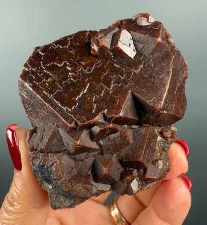 Brown Andradite Garnet Crystal Specimen