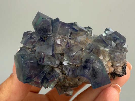 Color Change Green-Purple Fluorite Specimen, Fluorite Crystal