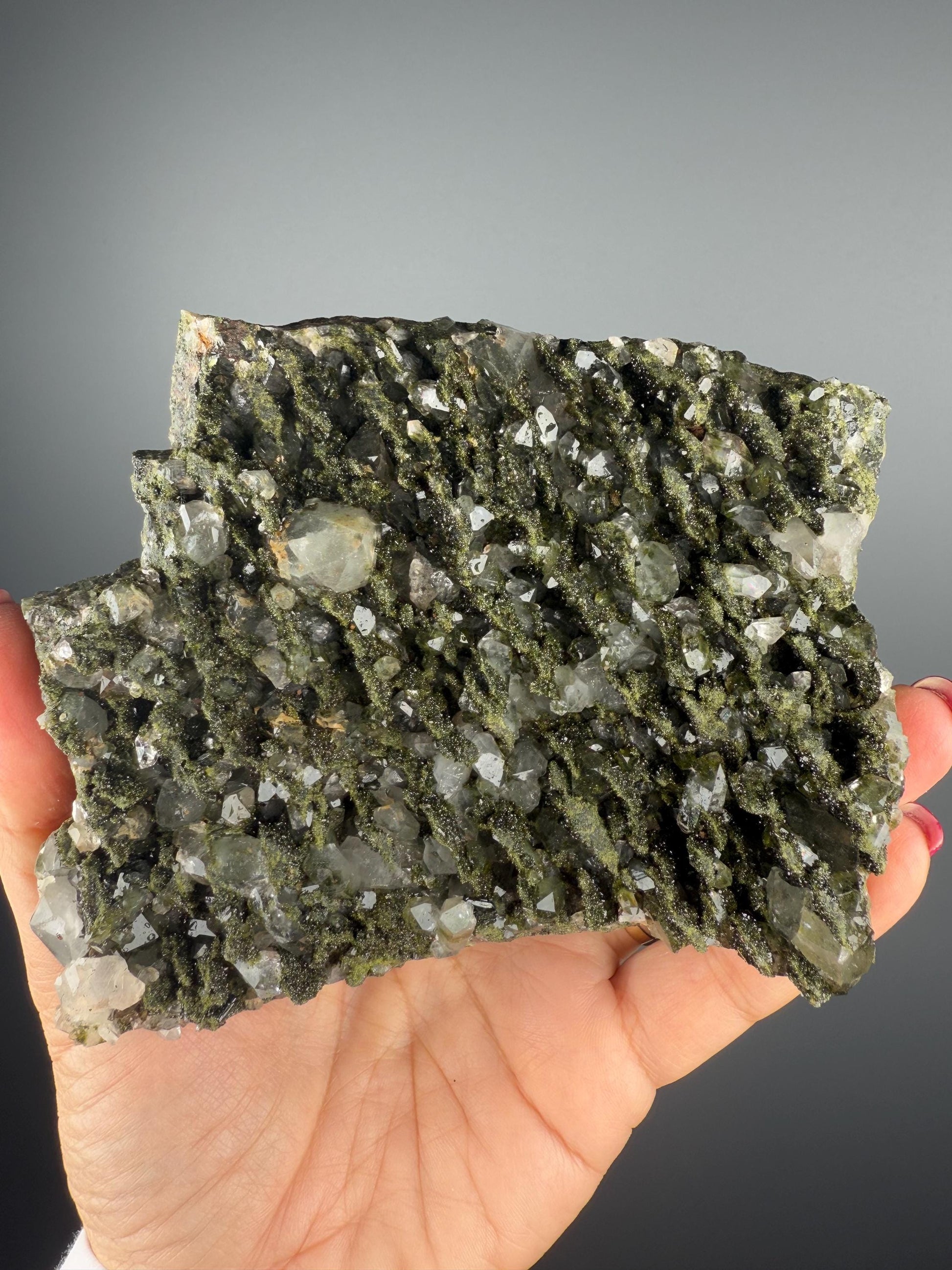 Green Forest Epidote Specimen, Forest Epidote