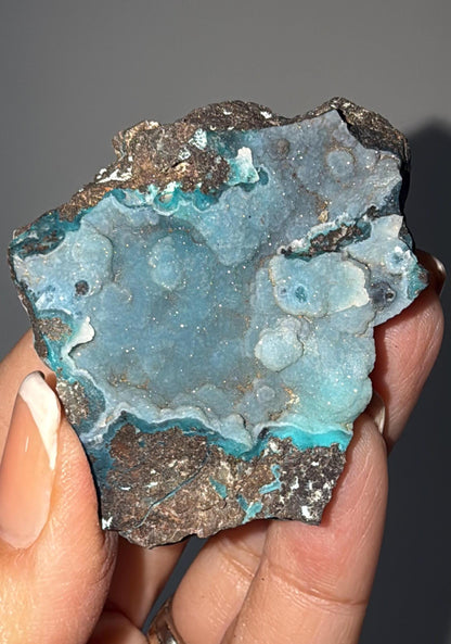 Druzy Blue Chrysocolla Crystal