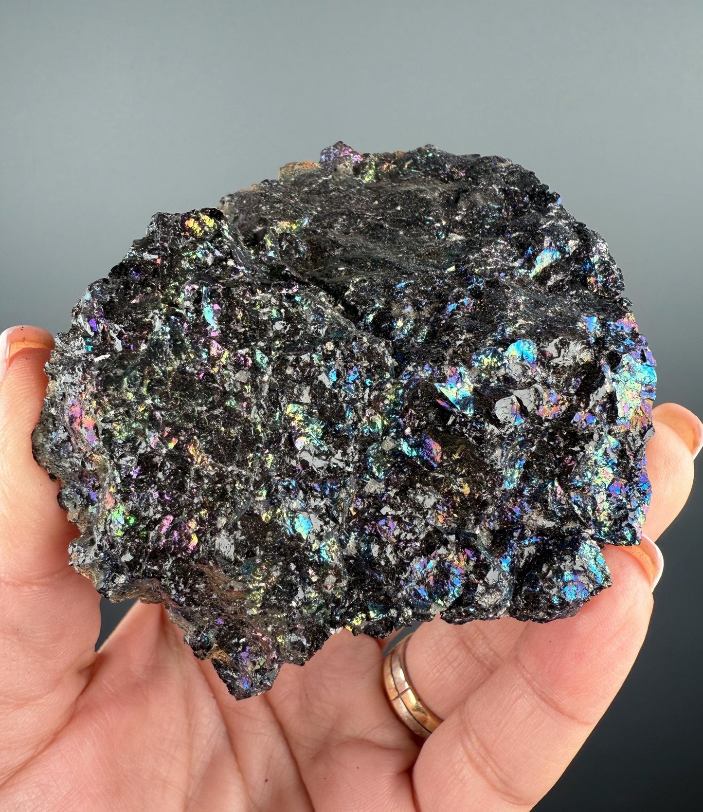 Rare ! Rainbow Obsidian Specimen