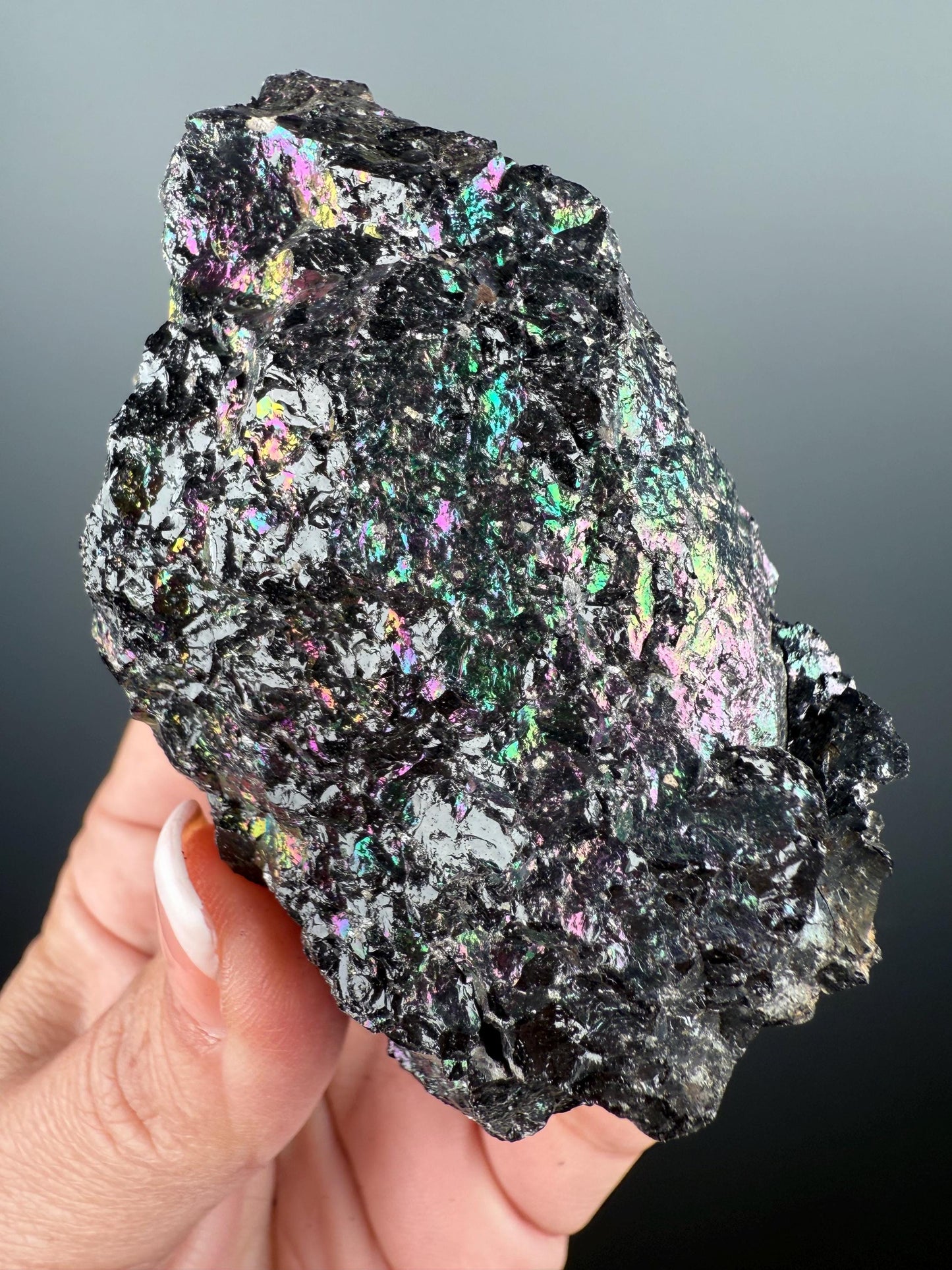 Rare ! Rainbow Obsidian Specimen