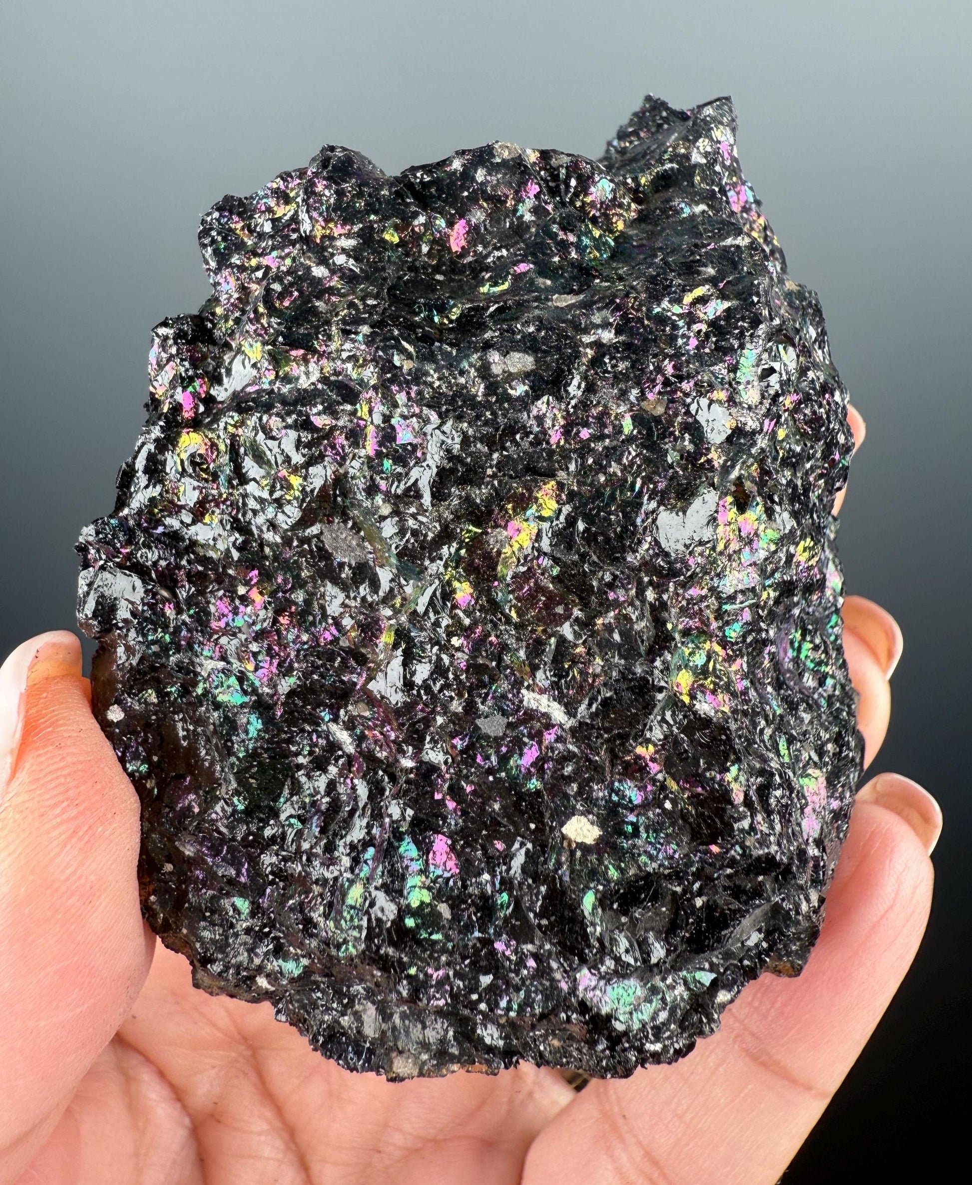 Rare ! Rainbow Obsidian Specimen