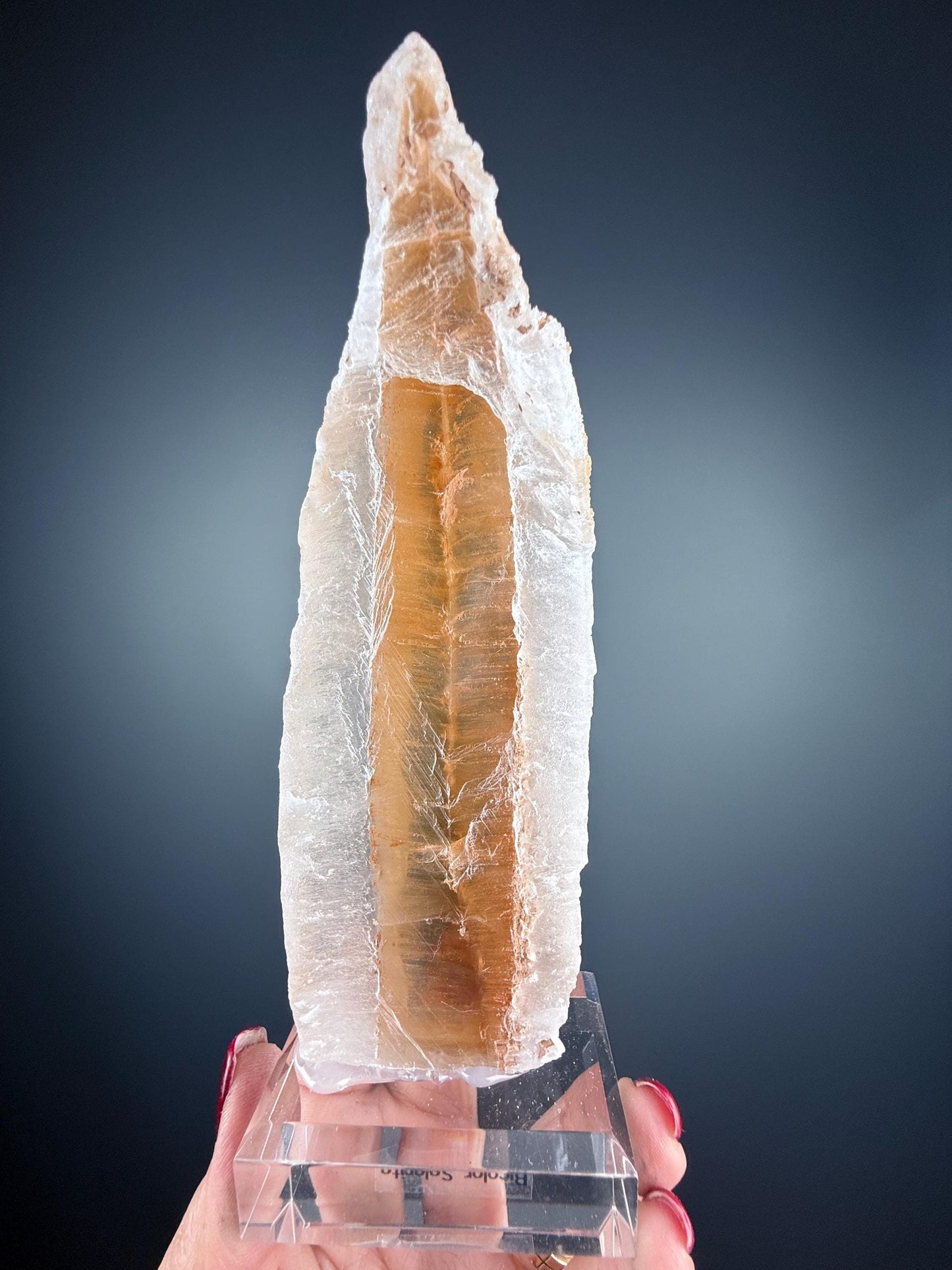 Bicolor Selenite from Spain