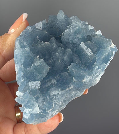 Excellent Color! Sky Blue Celestite (Celestine) Crystal