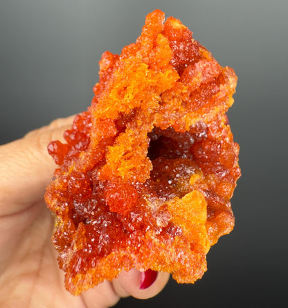 Red-Orange Zincite Specimen, Zincite Crystal