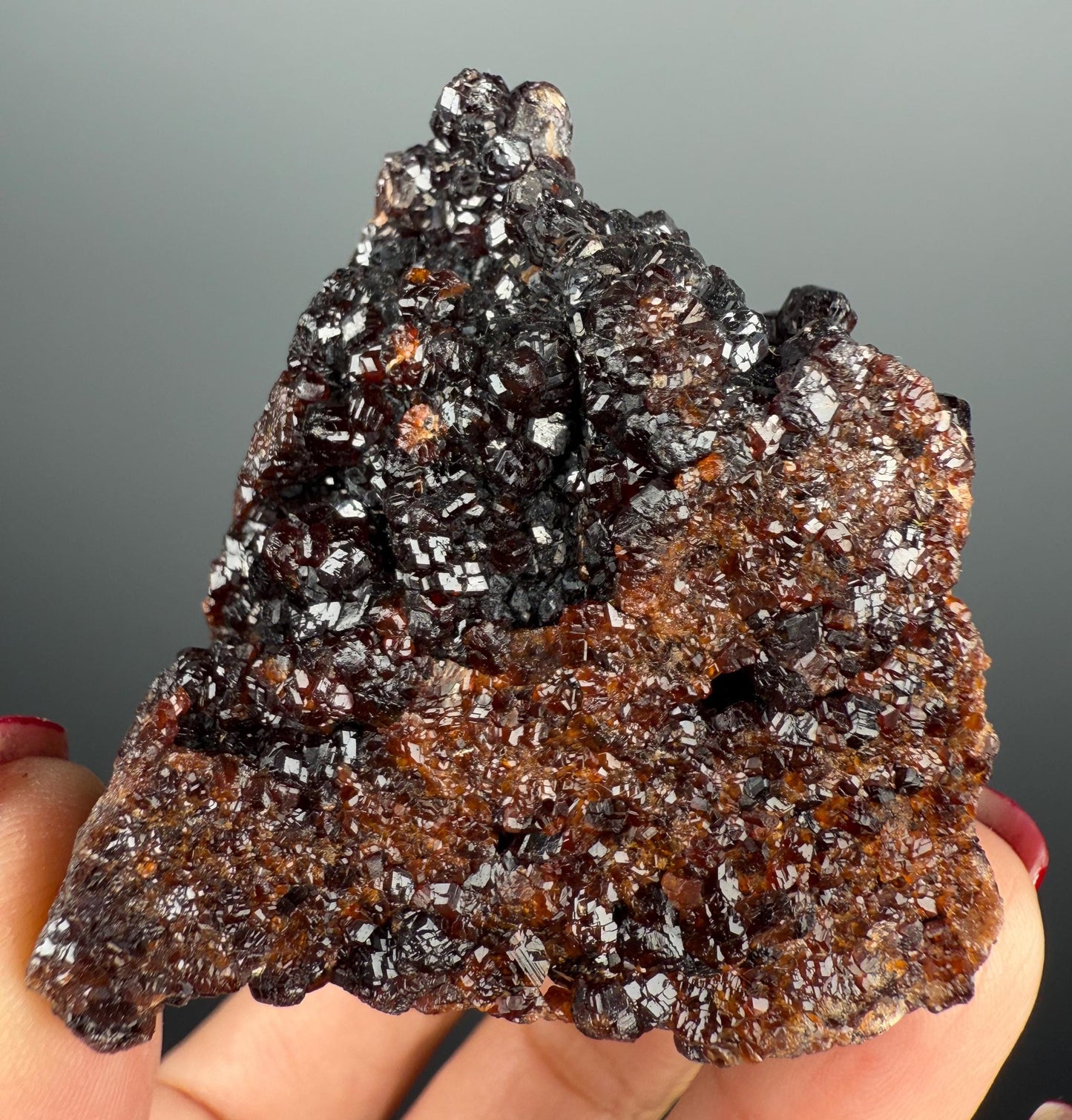 Reddish Brown Andradite Garnet Specimen