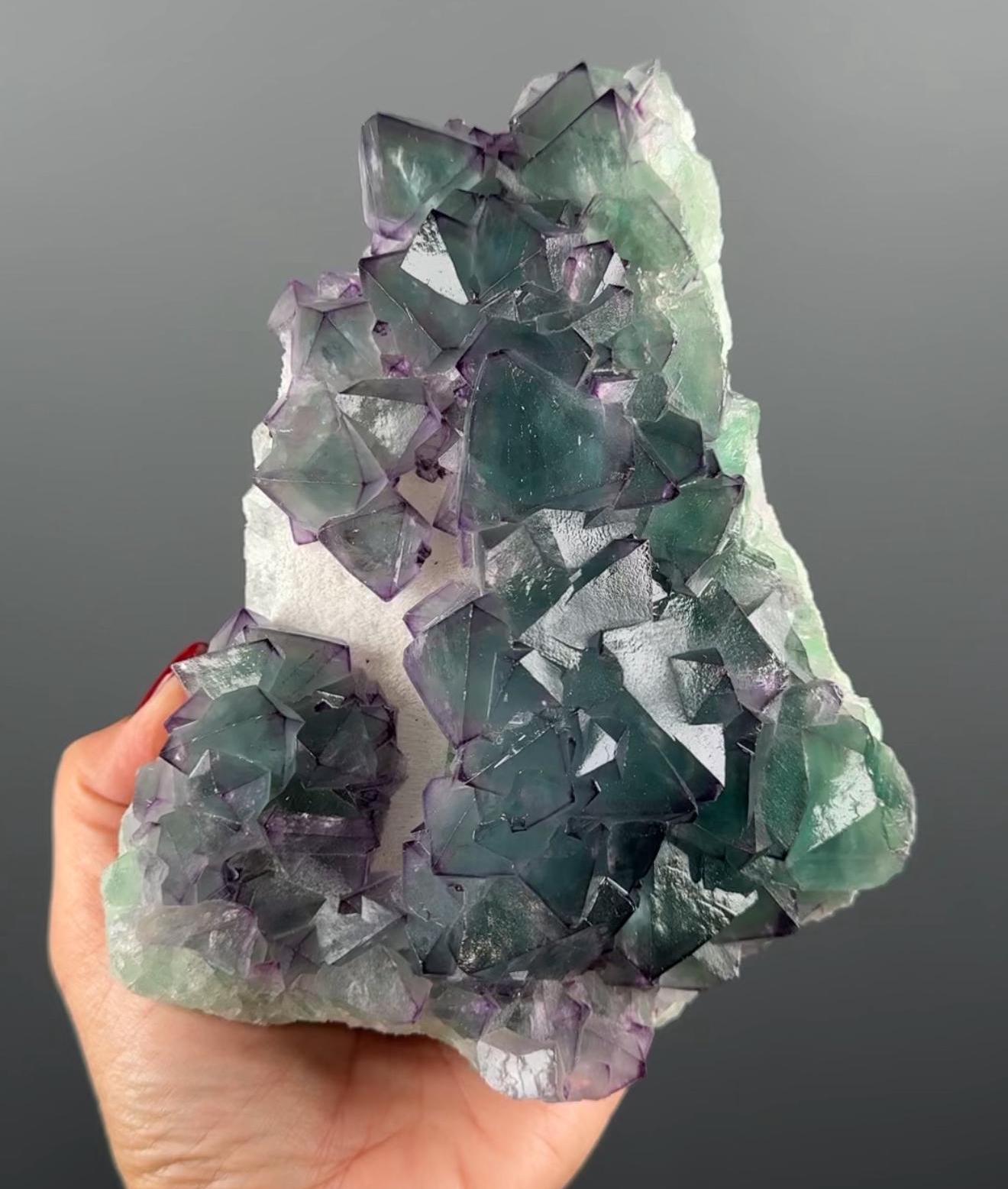 Perfect Piece! Octahedral De An Fluorite Specimen