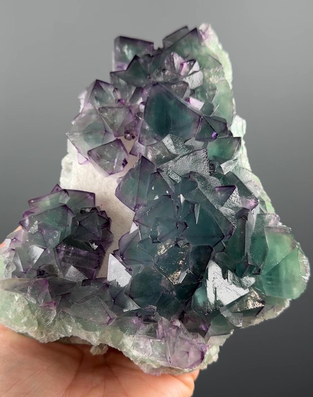 Perfect Piece! Octahedral De An Fluorite Specimen