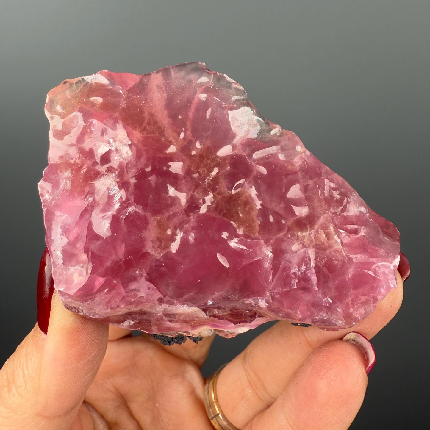 Emotional Healing!Amazing Color Pink Cobalto Calcite from Morocco