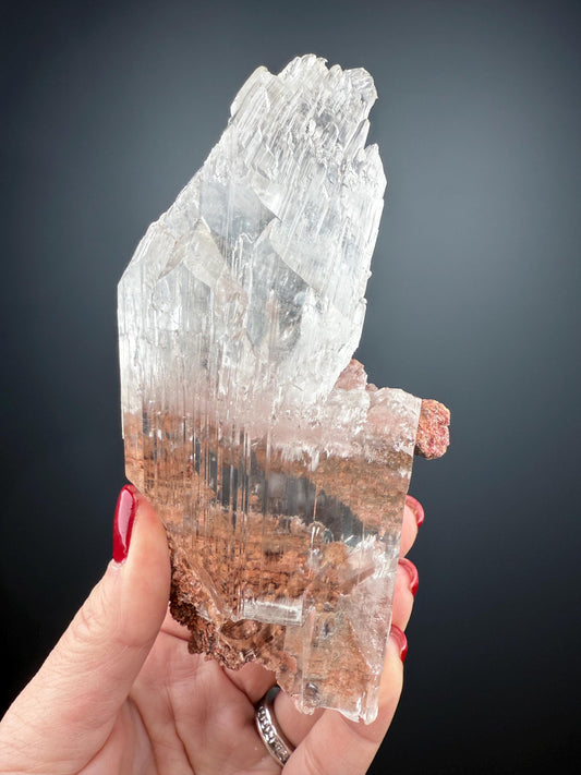Amazing Piece! Doubly terminated Selenite Crystal from Naica,Mexico