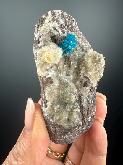 Beautiful Cavansite Mineral Specimen , Naturel Cavansite Crystal
