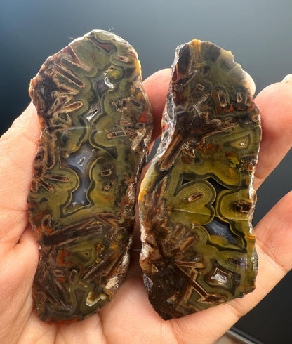 Agate Pairs, Susuz Agate Crystal from Ankara, Turkey