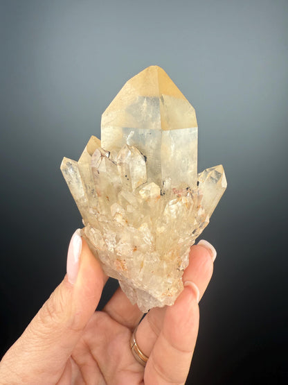 Natural Kundalini Citrine Point,Raw Kundalini Citrine